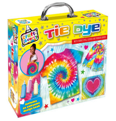 Craft & Carry tie dye kit tote bag - British product
