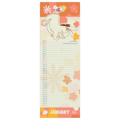 Disney Eeyore Slim Calendar 2026, imported from the UK