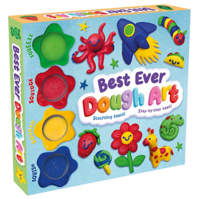 Igloo Books Dough Art Boxset with dough and tools, imported from the UK