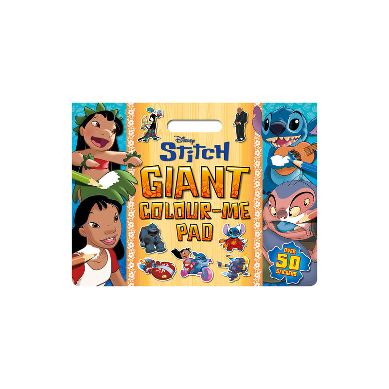 Lilo & Stitch giant colouring pad with stickers, imported from the UK
