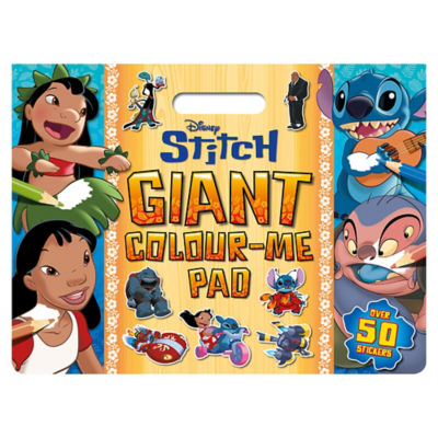 Lilo & Stitch giant colouring pad with stickers, imported from the UK
