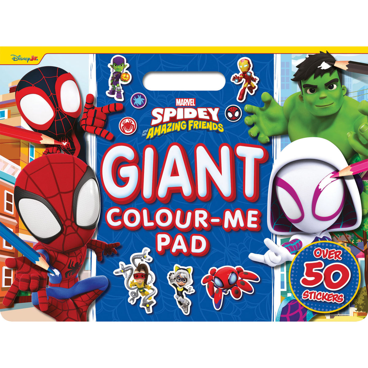 Marvel Spidey giant colour pad, imported from the UK