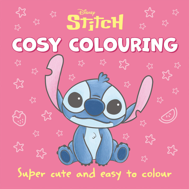 Disney Stitch Cosy Colouring Book, UK version