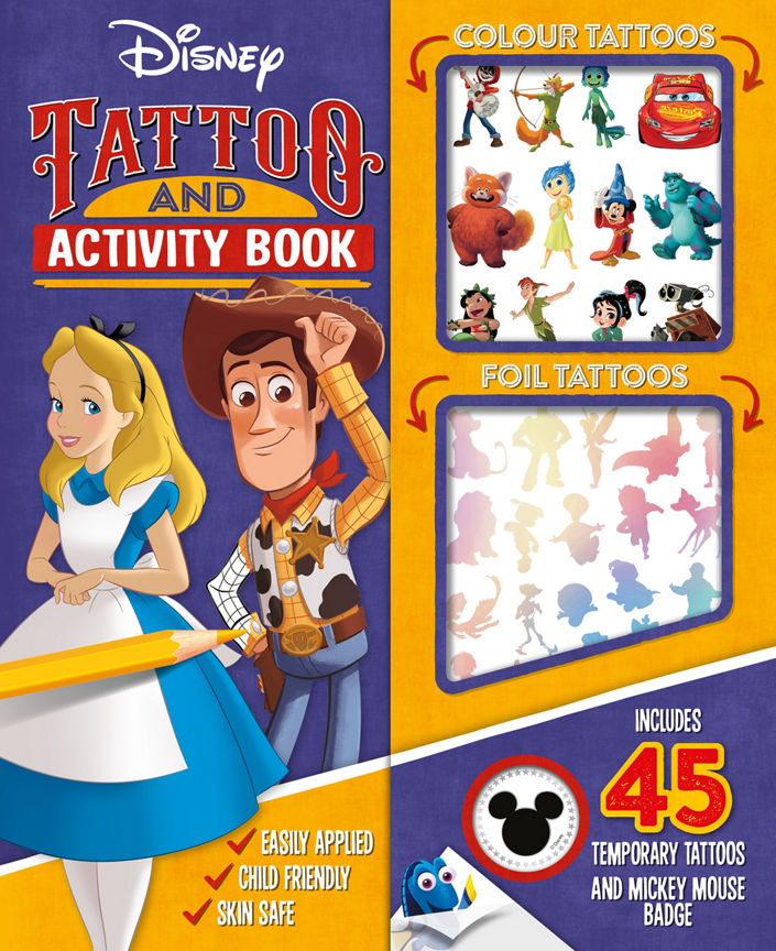 Disney Activity & Tattoos GOODS ASDA   