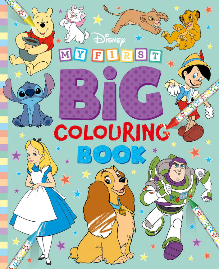 Disney My First Big Colouring Book GOODS ASDA   