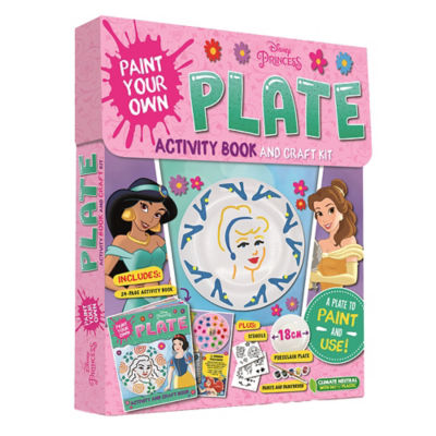 Disney Princess paint your own plate kit, UK version