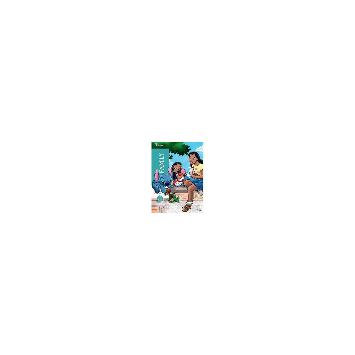 Hachette Heroes Disney family colouring book - British product