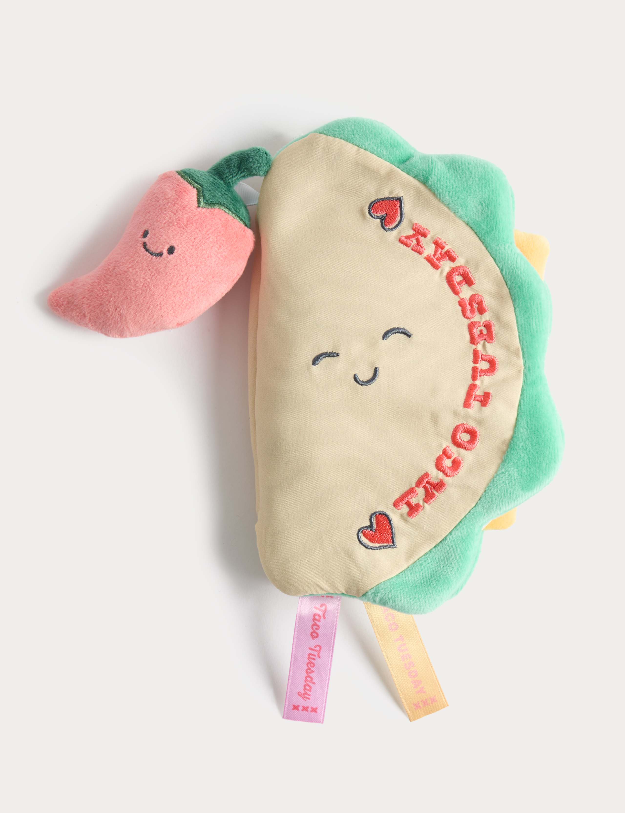 Taco Time Playbook sensory activity book soft toy - British product