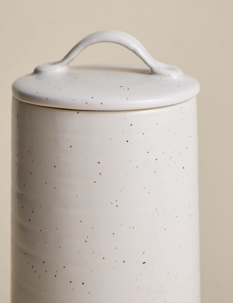 Tall ceramic stoneware storage jar 31cm (British brand)