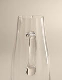 Tall glass jug elegantly fluted from the UK, UK version