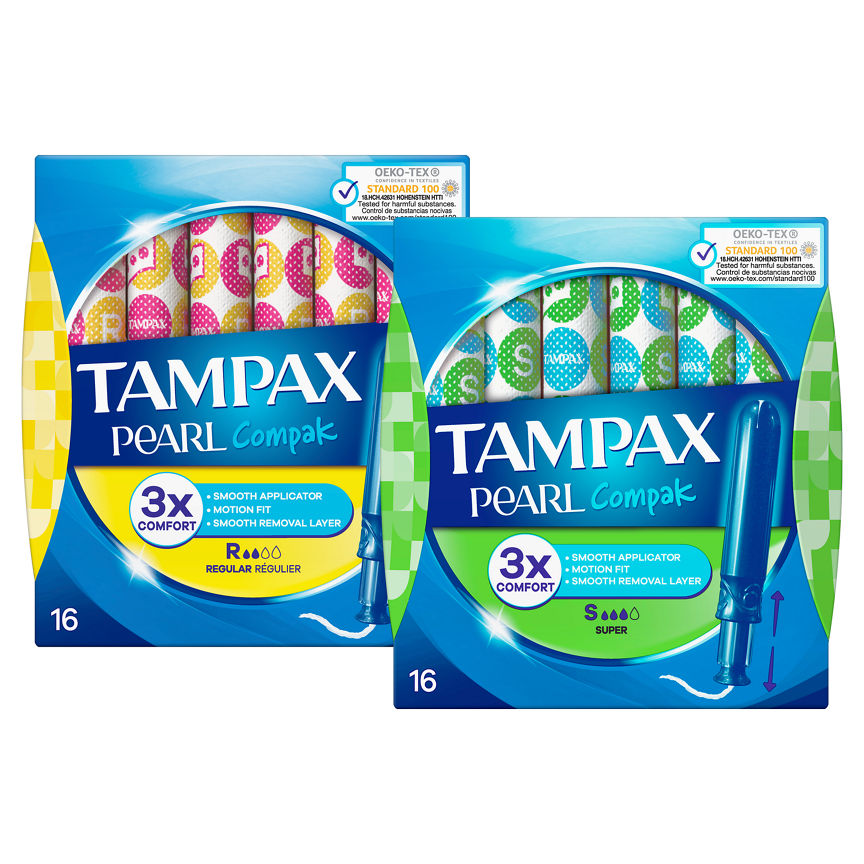 Tampax Regular & Super Tampons Bundle GOODS ASDA   