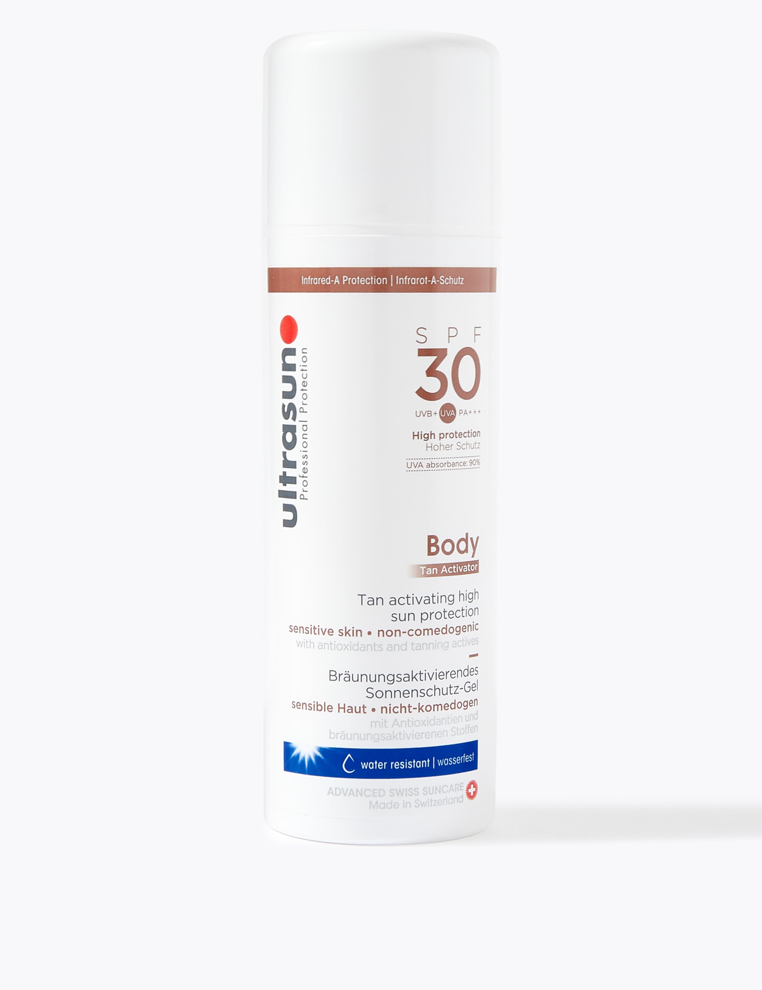 Ultrasun tan activator body cream SPF 30 150ml (British brand)