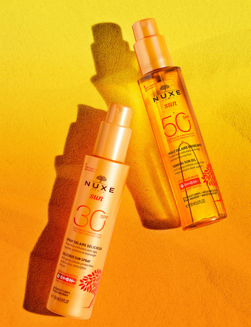Nuxe tanning sun oil SPF50 150ml (British brand)
