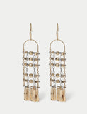 M&S tassel drop earrings 85mm - British product