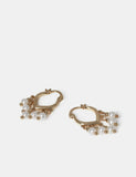 Per Una tassel drop hoop earrings 30mm, UK version