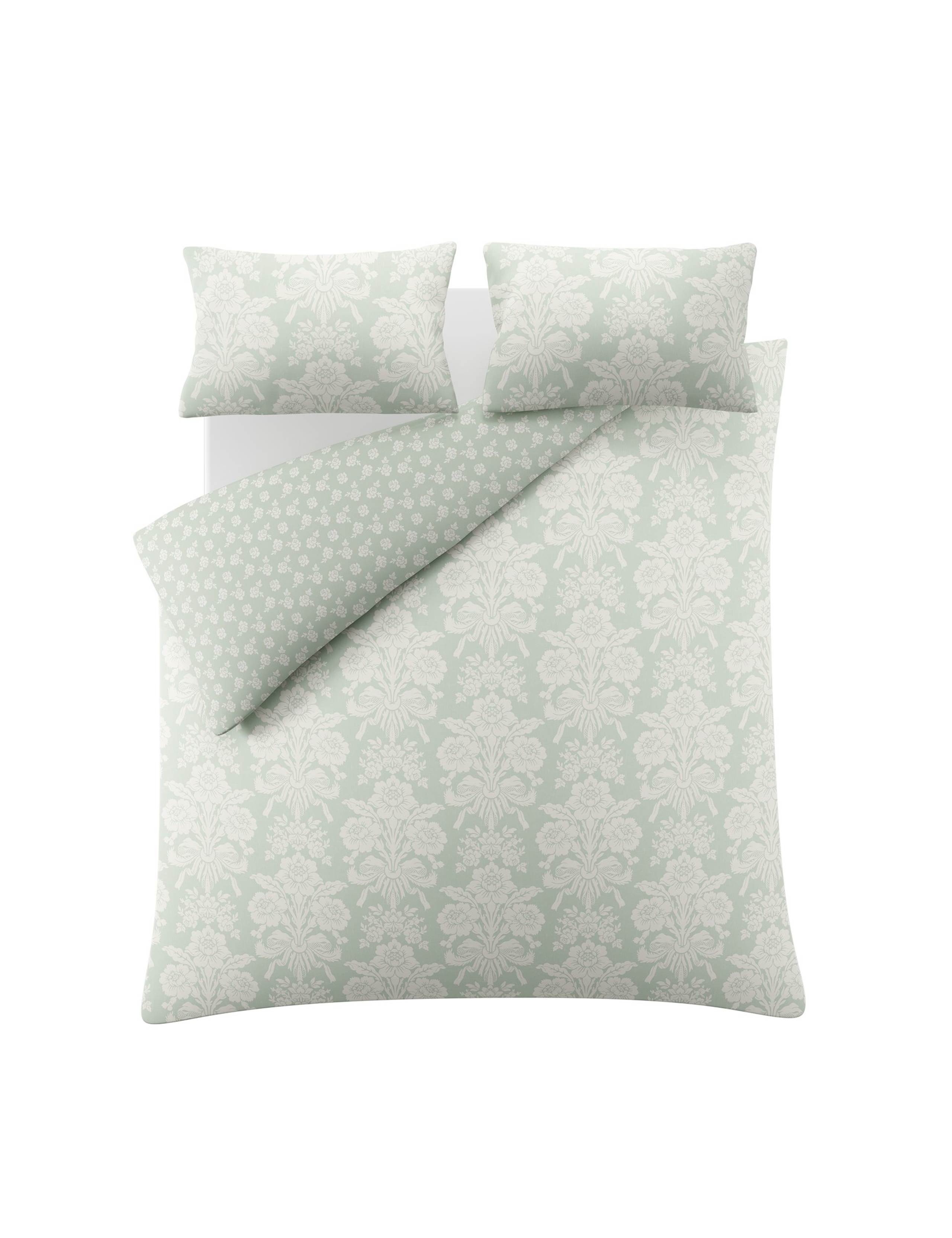 Laura Ashley Tatton pure cotton sateen bedding set floral design (British brand)