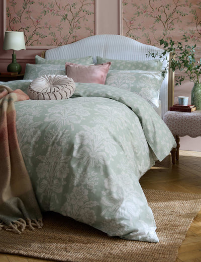 M&S Laura Ashley Tatton Pure Cotton Sateen Bedding Set- Buy online at McGrocer