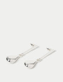 M&S Tear Stick drop earrings with 50mm stud design, UK version