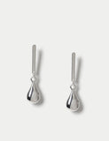 M&S Tear Stick drop earrings with 50mm stud design, UK version