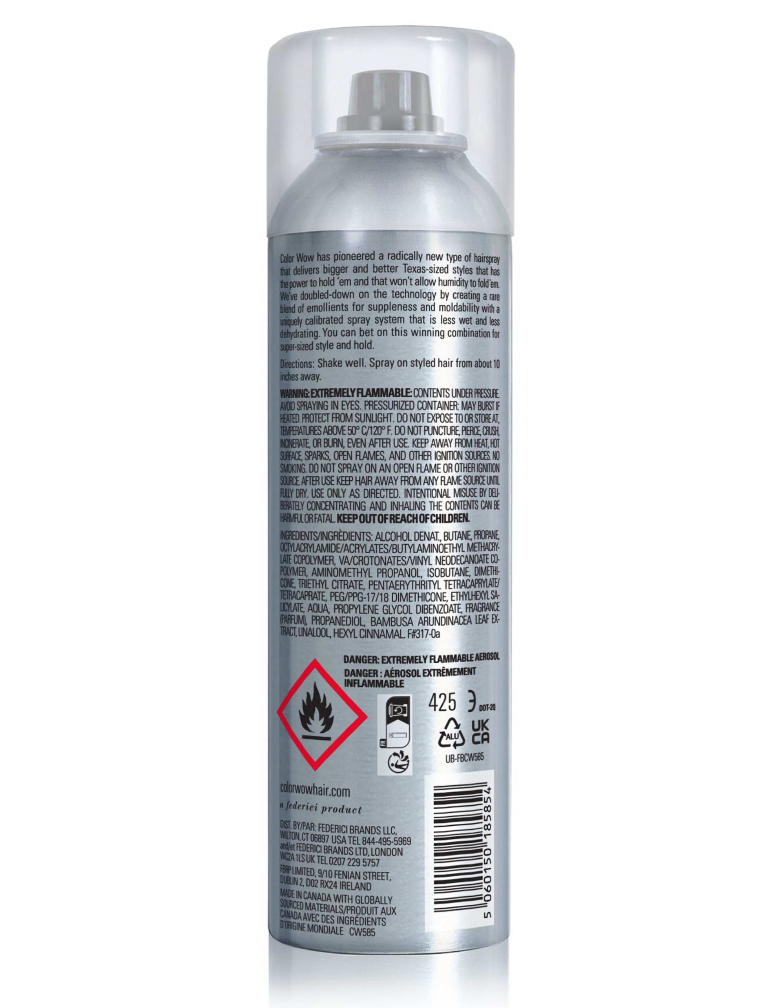 Color Wow Texas Hold'em Big Hold hairspray 234ml (British brand)
