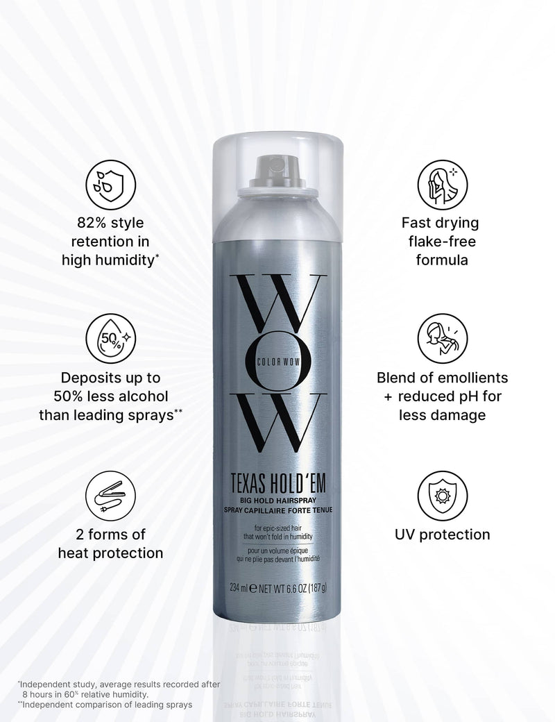 Color Wow Texas Hold'em Big Hold hairspray 234ml (British brand)