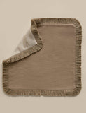 Textured fringe cushion cover square 50cm - British product