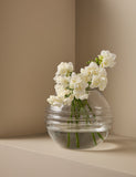 M&S Kelly Hoppen textured globe glass vase 20cm - British product