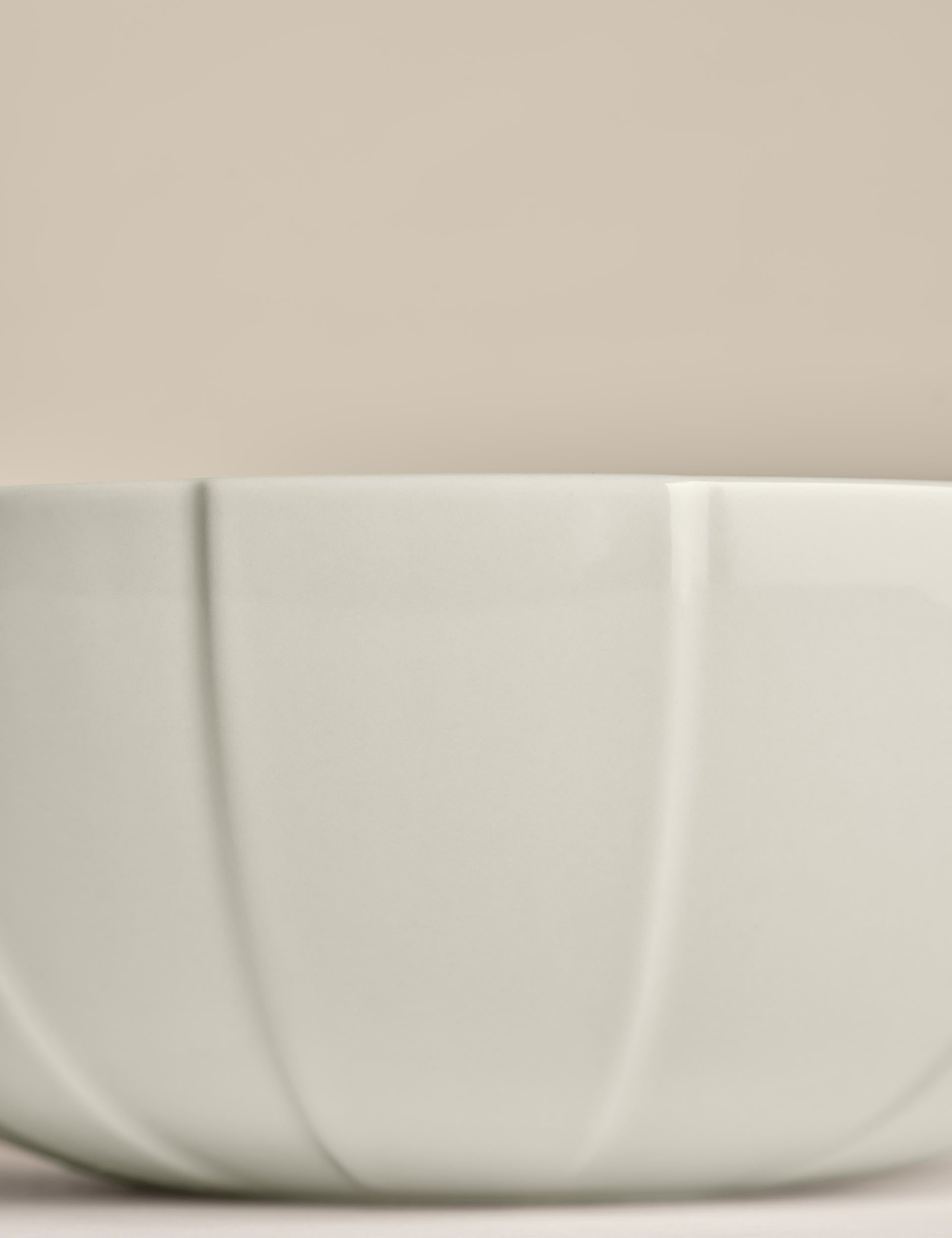 M&S X Kelly Hoppen textured ceramic serve bowl medium (British brand)