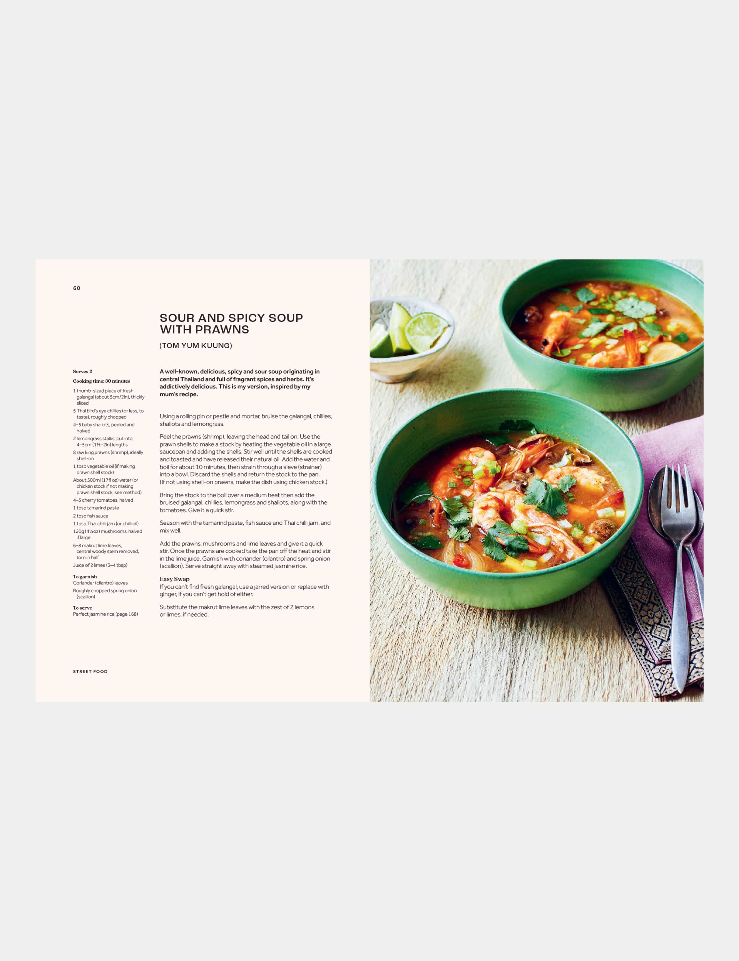 Thai Made Easy cookbook hardback with over 70 recipes (British brand)
