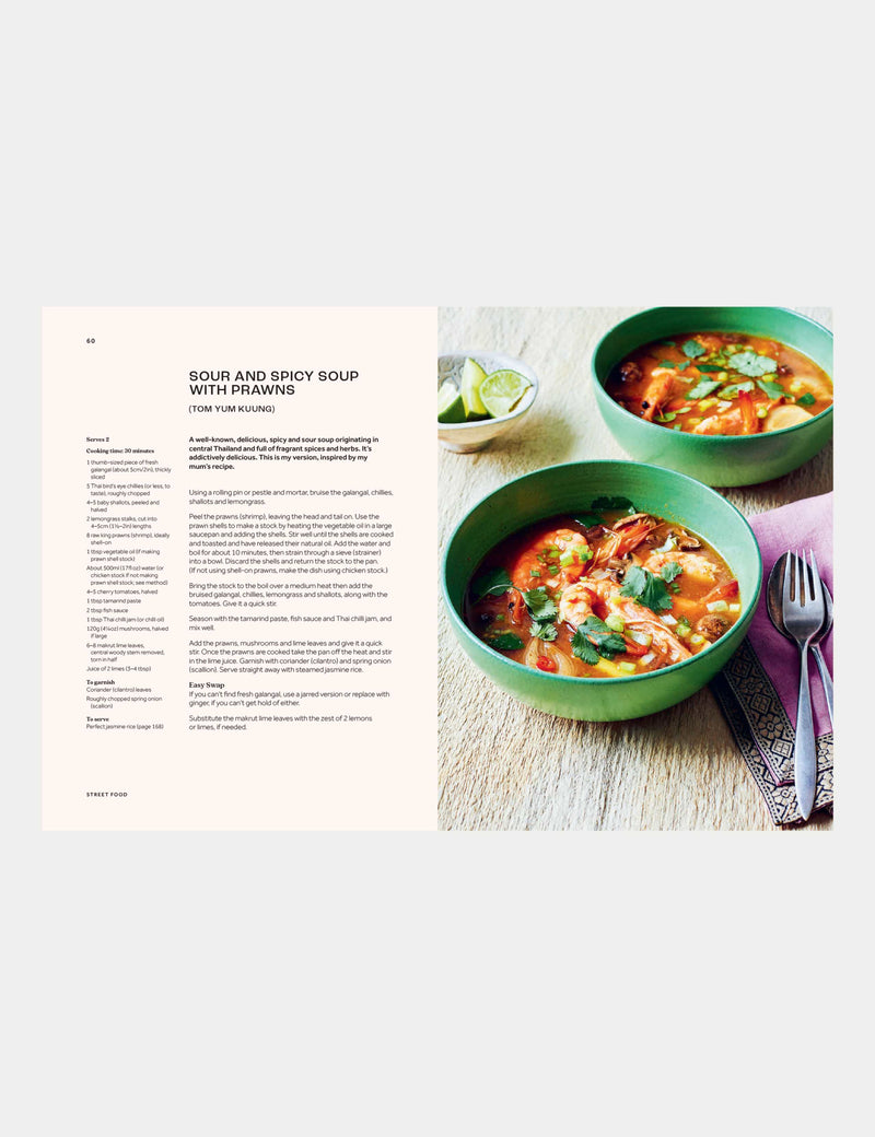 Thai Made Easy cookbook hardback with over 70 recipes (British brand)