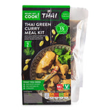 Thai green curry kit with coconut milk and herbs (British brand)