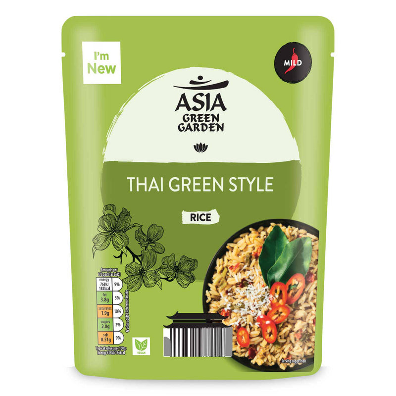 Dairy-free Thai green flavoured rice, UK version