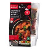 Thai red curry kit with coconut milk and herbs (British brand)