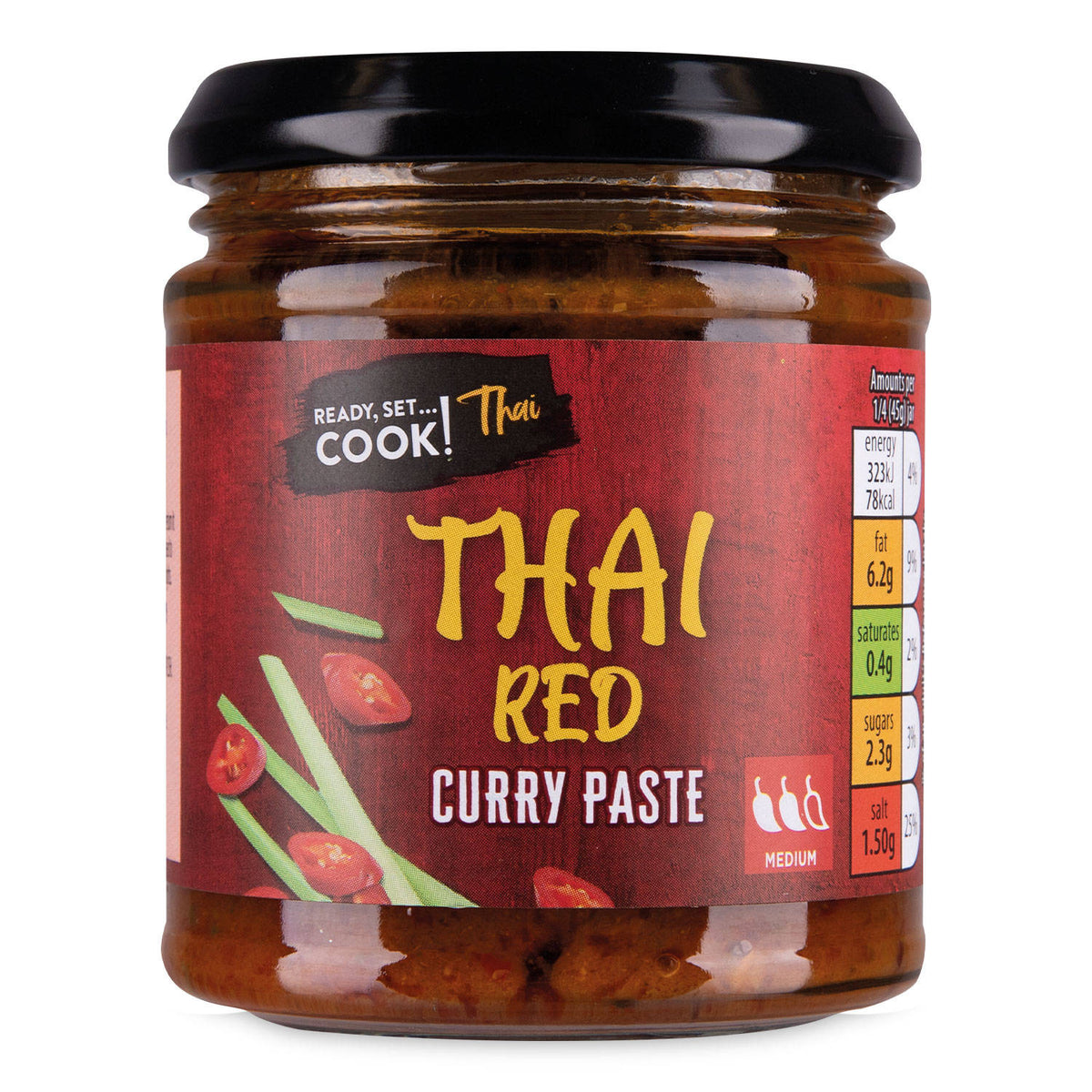 Thai red curry paste for homemade curry - British product