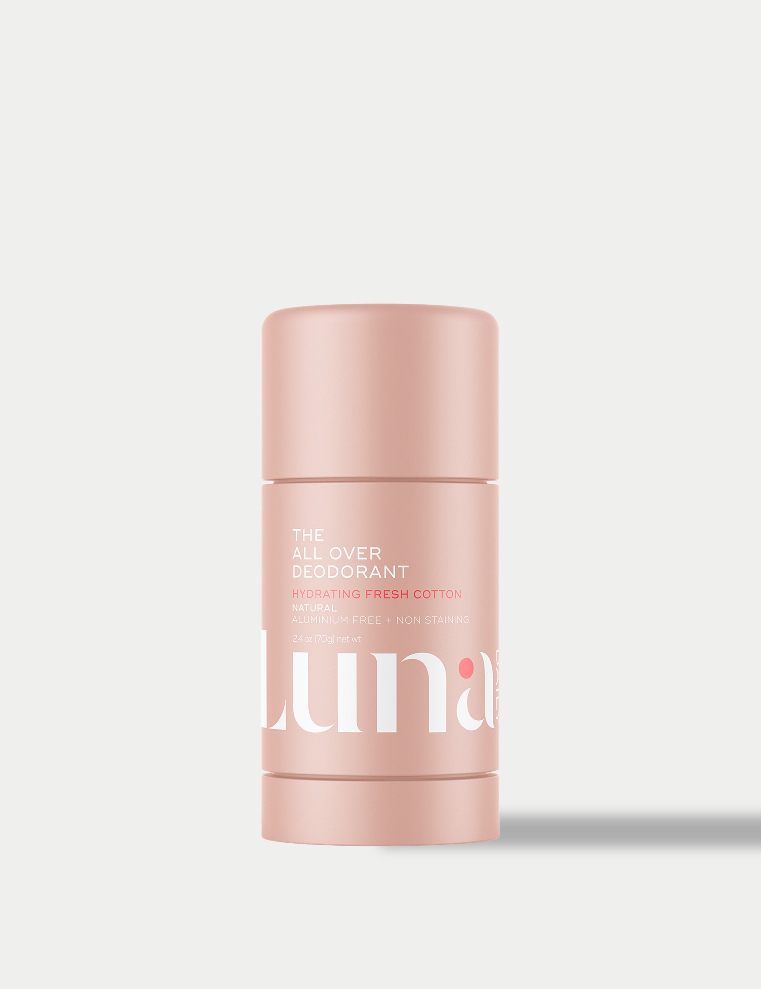 The All Over Deodorant- Extra-strength, Natural, Non-Staining Deodorant Stick - Soft Cotton 70g