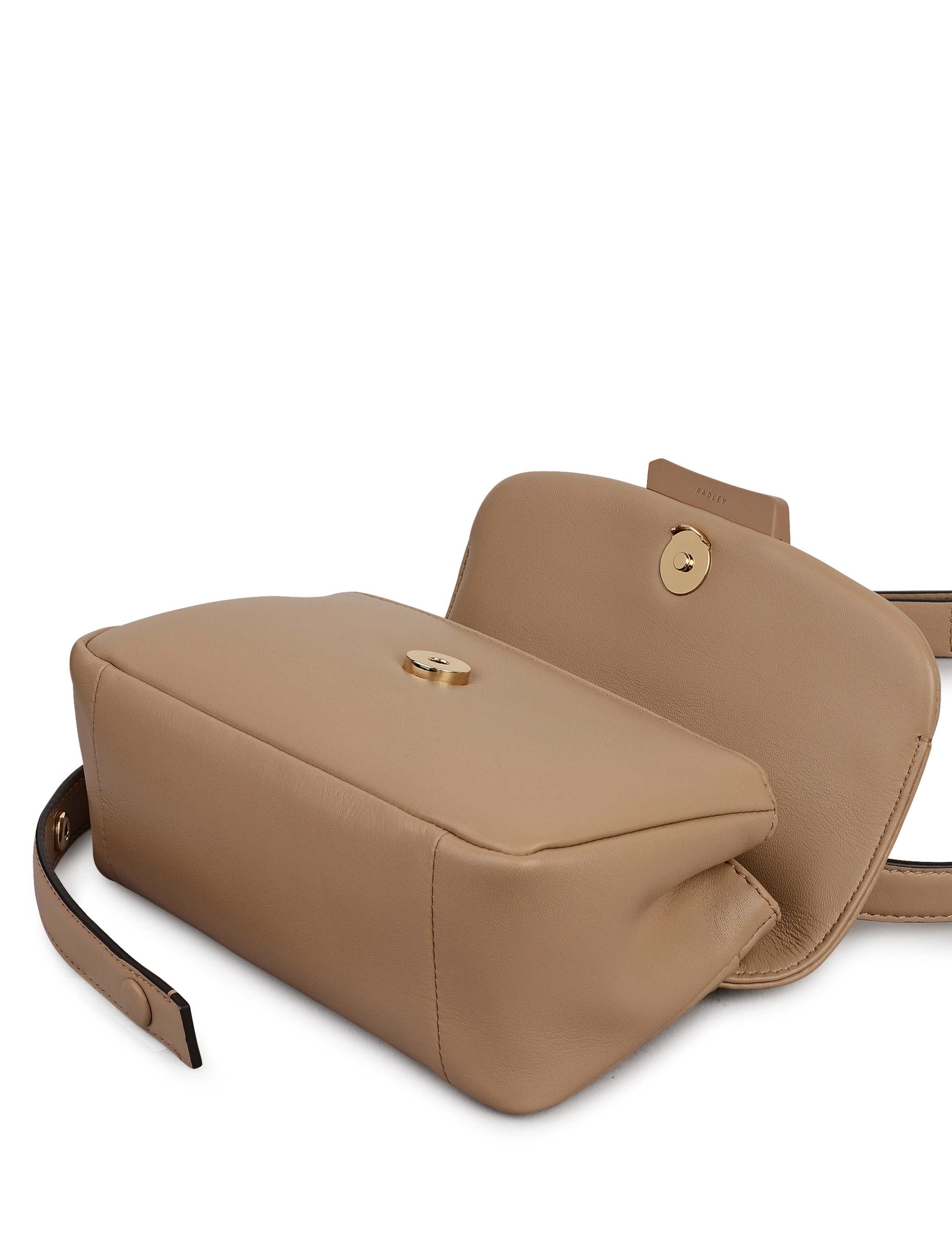 Sac bandoulière gonflé en cuir Belsize de Radley London (marque britannique)