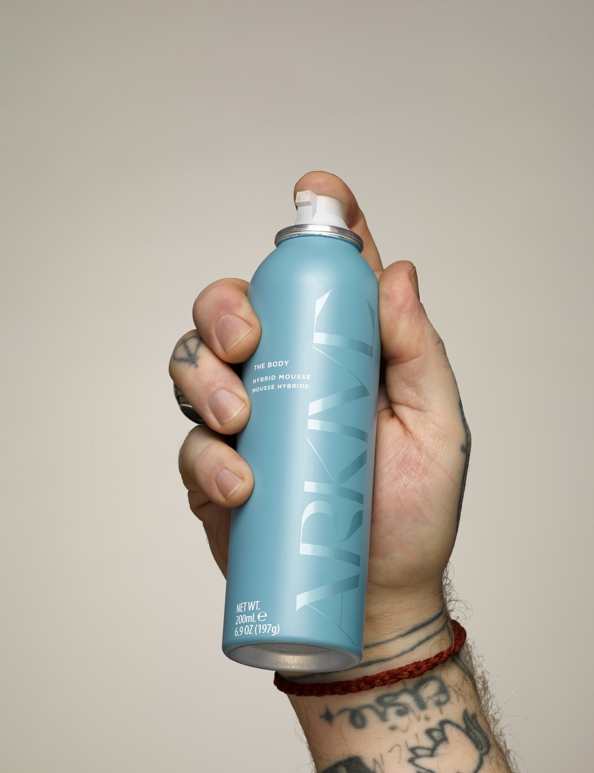 Hybrid hair styling mousse 200ml (British brand)