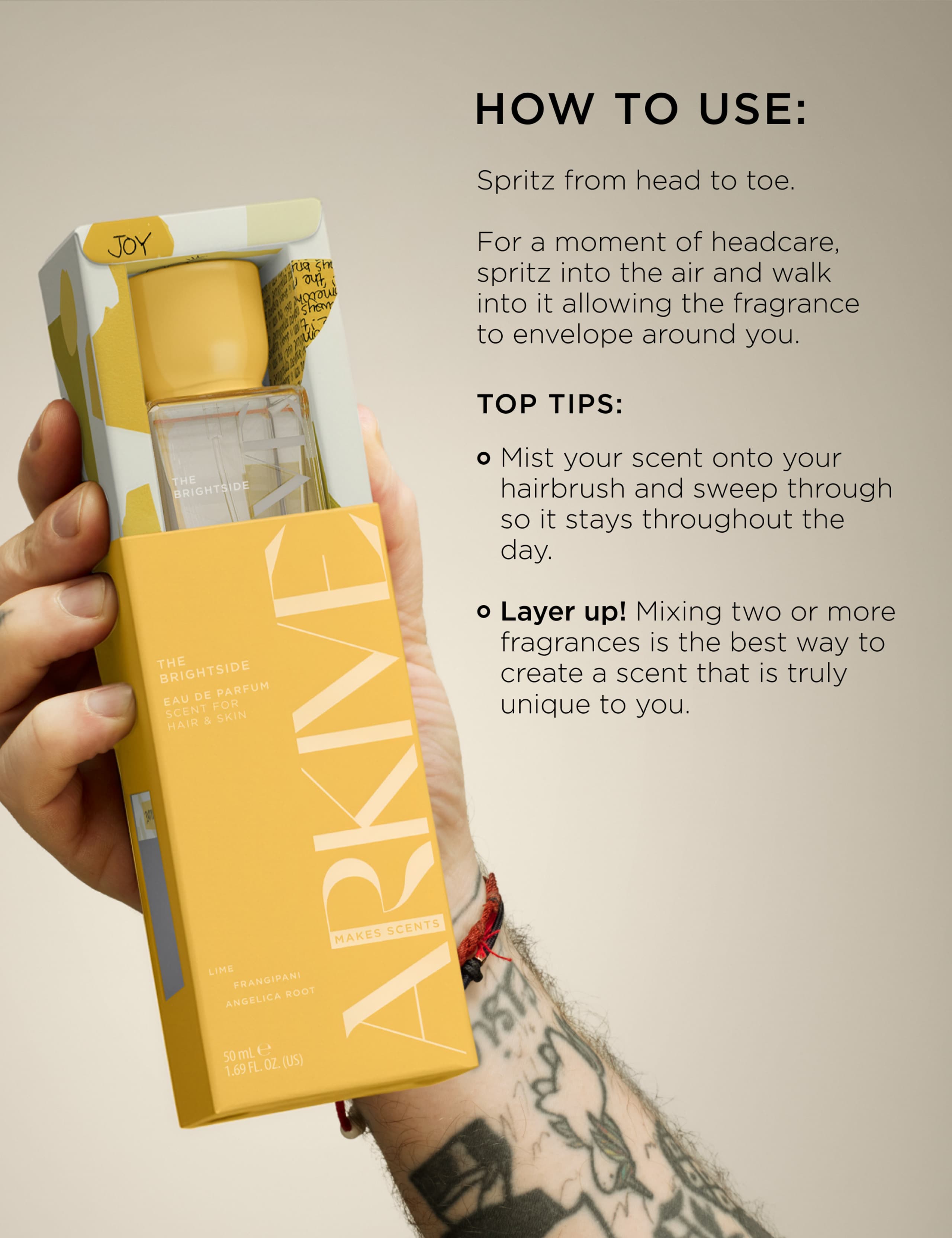 The Brightside Hair & Skin Eau De Parfum 50ml - British product