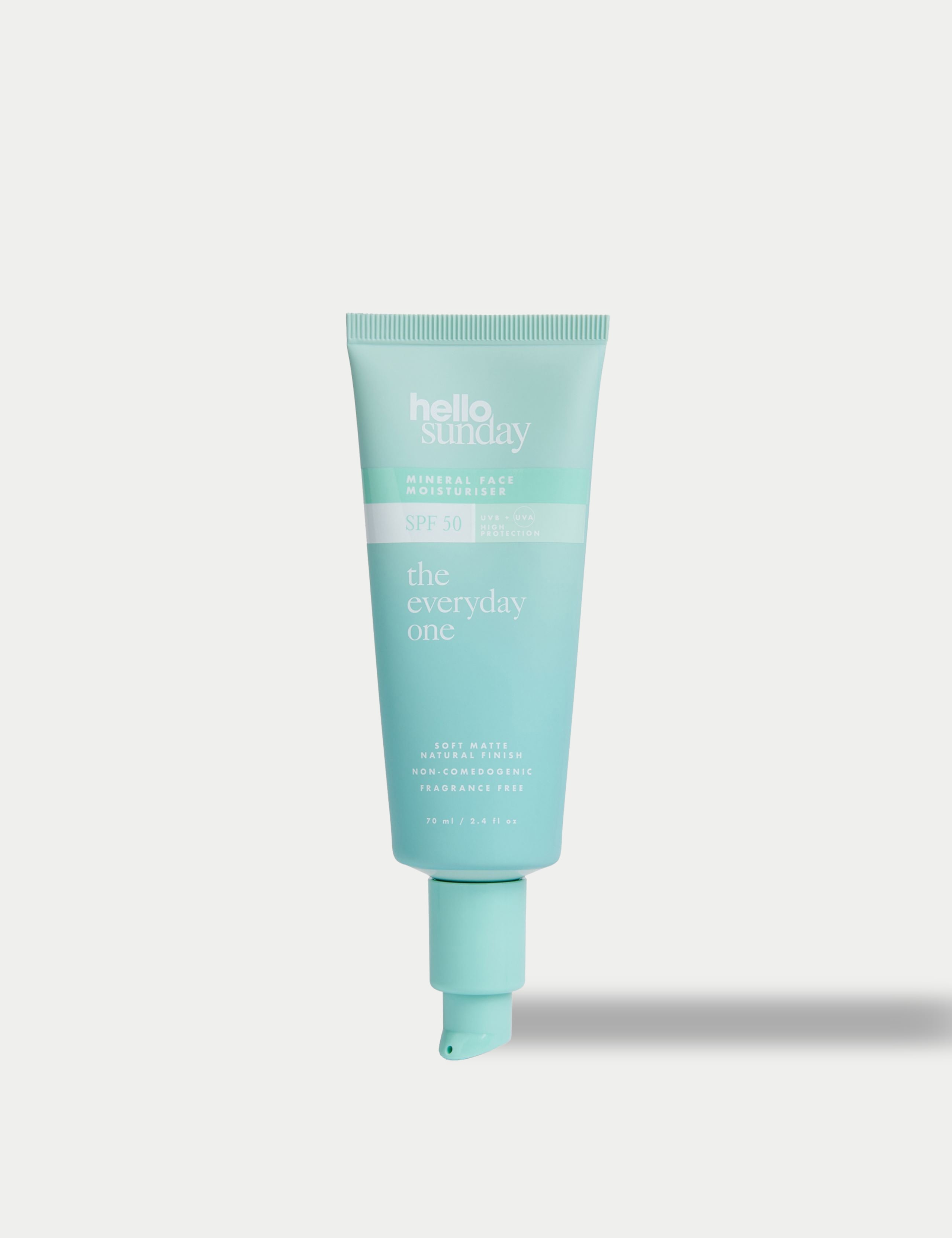 Hello Sunday Face Moisturiser SPF 50 Centella Asiatica 70ml - British product