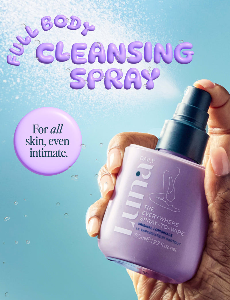Luna Daily Spray-to-Wipe Original body spray 80ml - British product