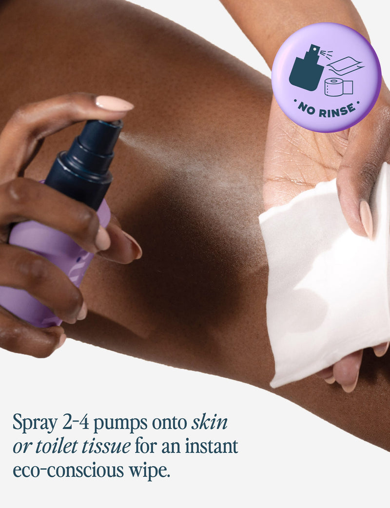 Luna Daily Spray-to-Wipe Original body spray 80ml - British product