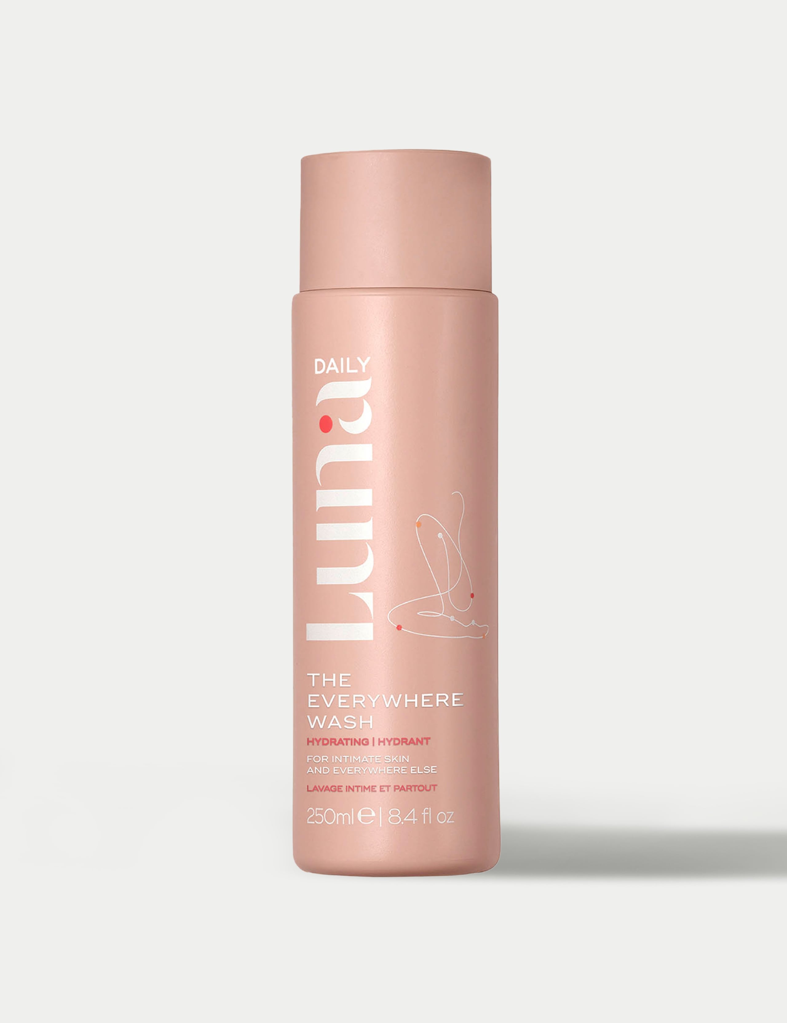 Luna Daily Everywhere Wash Hydrating 250ml (British brand)