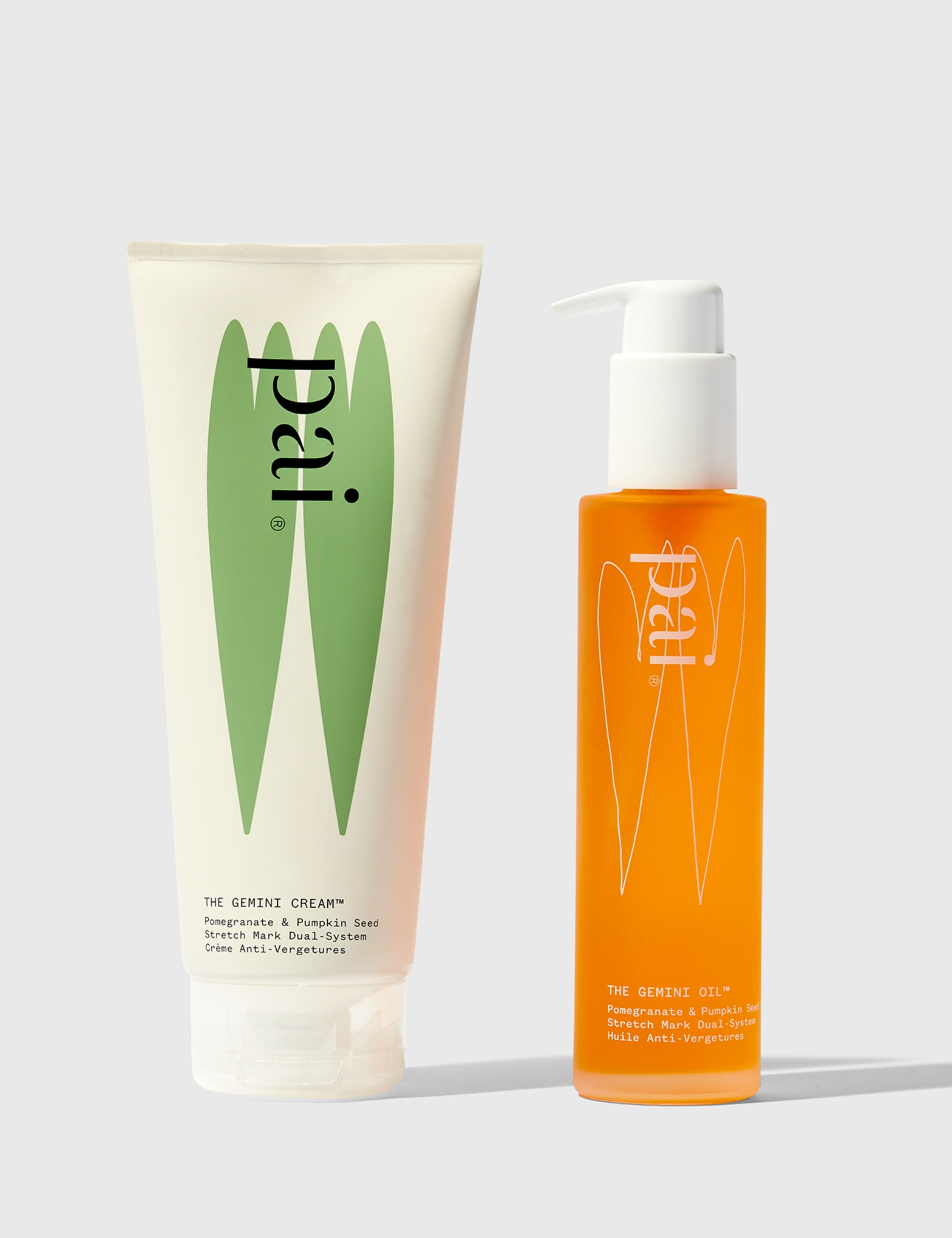 Gemini Stretch Mark Dual-System maternity skincare set, UK version