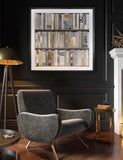 Gallery Direct Library Square Framed Art 900mm x 900mm (British brand)