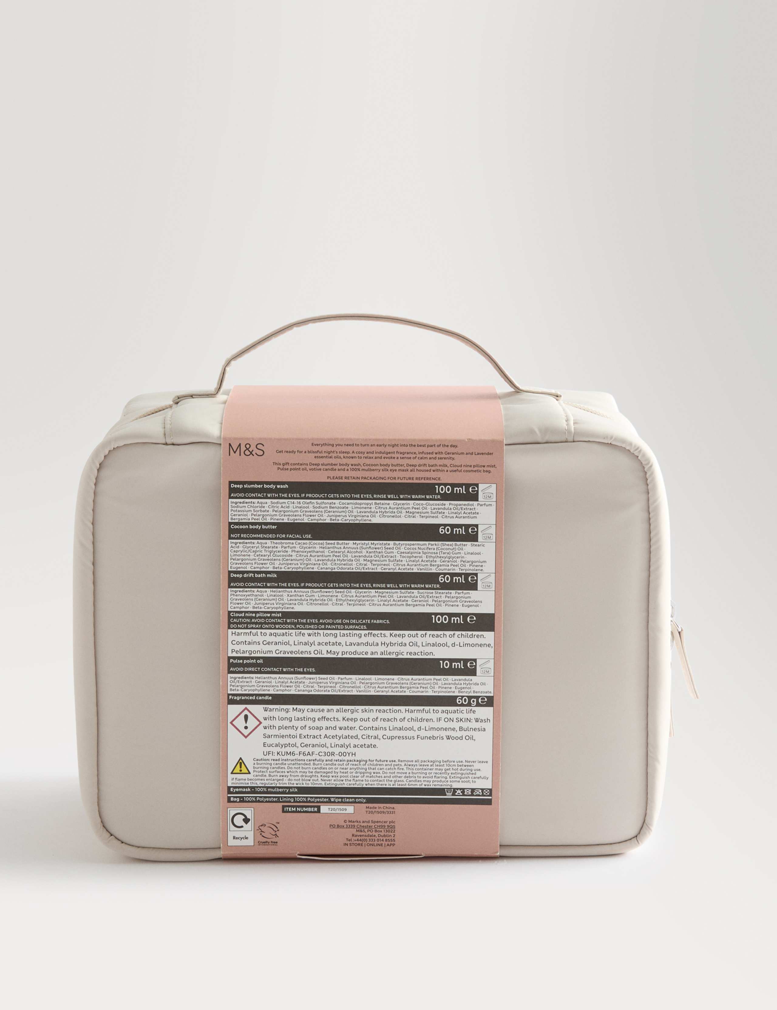 Sleep Night In Kit bath and body set (British brand)