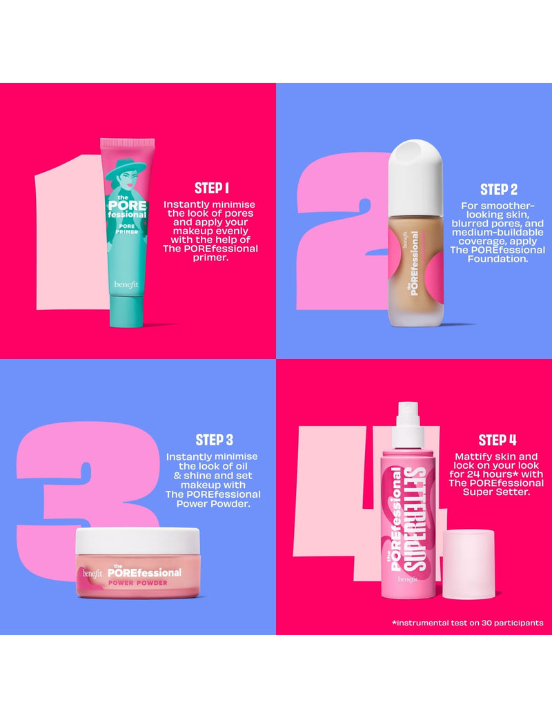 Benefit POREfessional Super Setter Setting Spray 120ml (British brand)