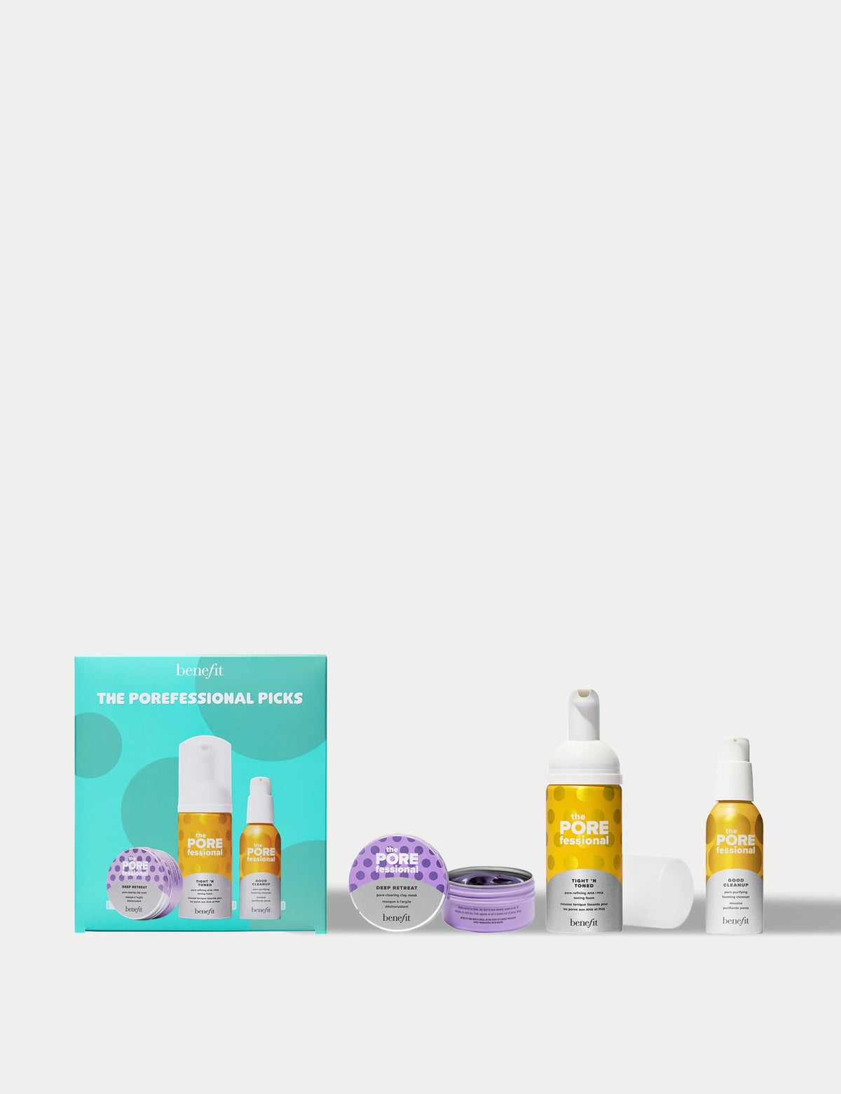 The Porefessional Picks 2024 Pore Care Routine Trial Set - Worth £37.50