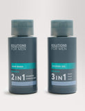 Solutions for Men REFRESH Edit grooming set 300ml each, imported from the UK