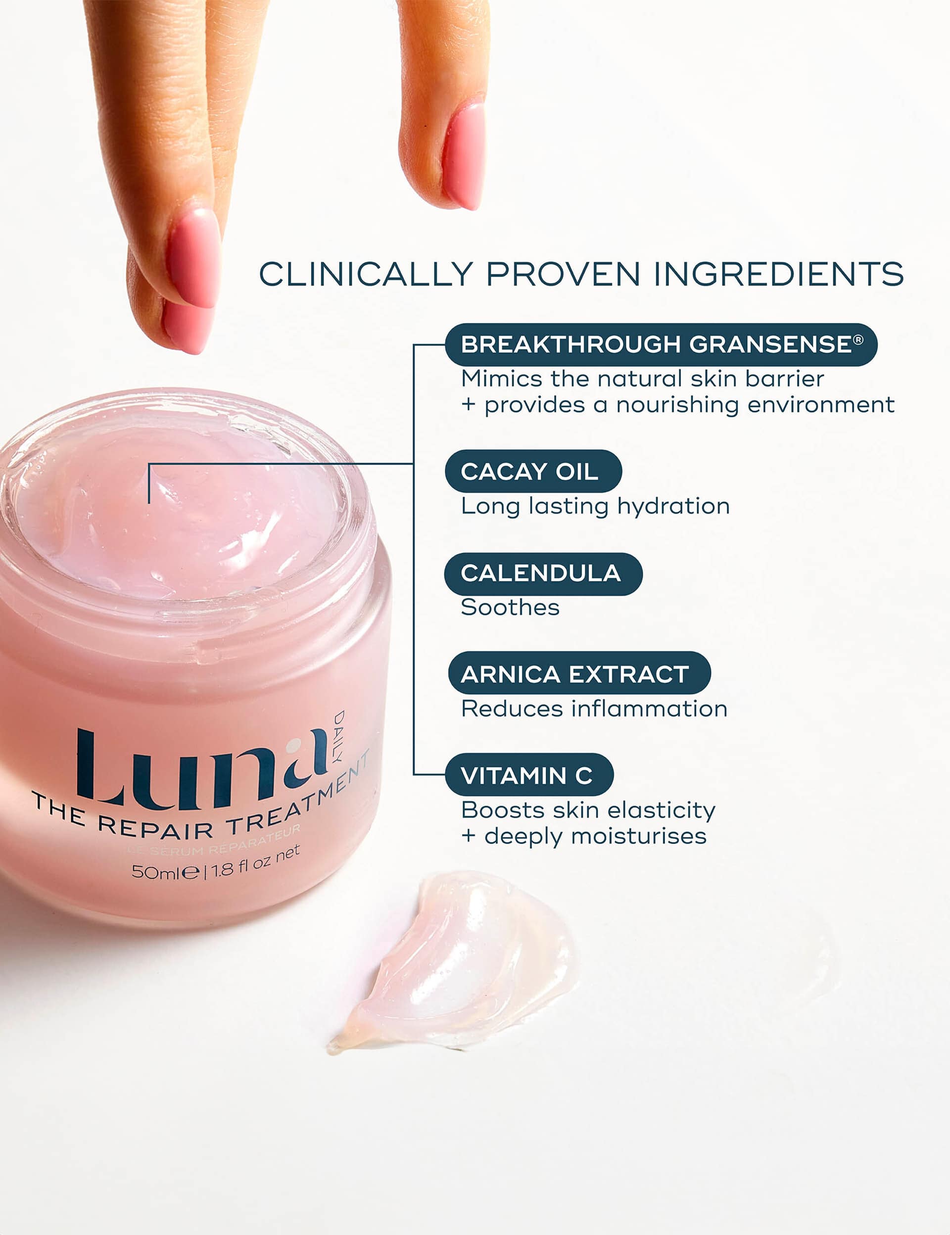 Scar treatment serum-gel 50ml, imported from the UK