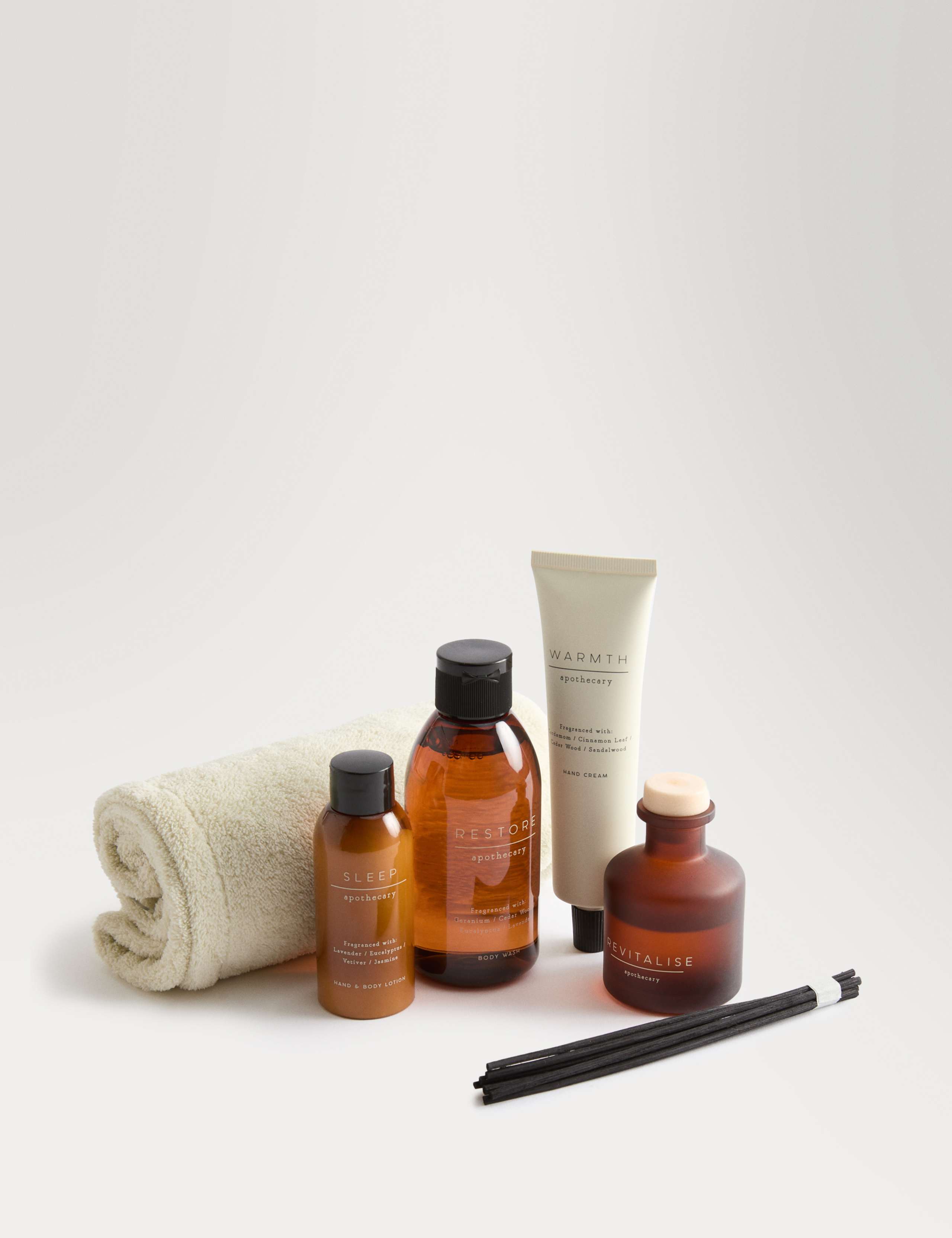 Wellness Collection bath and body gift set with diffuser (British brand)
